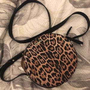 Nine West leopard print crossbody bag